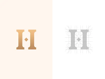 H Logo abstract business clean geometric grid grid logo h letter h logo hellodribbble icon logo logo design logo grid minimalistic minimalistic logo modern monogram pictogram symmetric