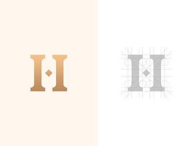 H Logo abstract business clean geometric grid grid logo h letter h logo hellodribbble icon logo logo design logo grid minimalistic minimalistic logo modern monogram pictogram symmetric