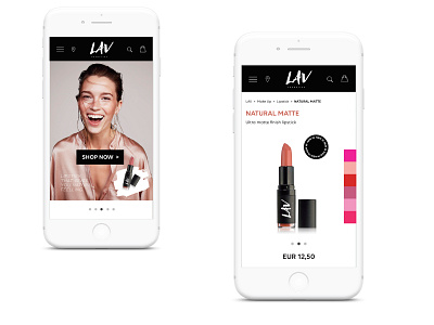 Beauty App Design app design beauty beauty product brand identity cosmetics design graphic design makeup minimal online shopping shopping app ui ui design uiuxdesign