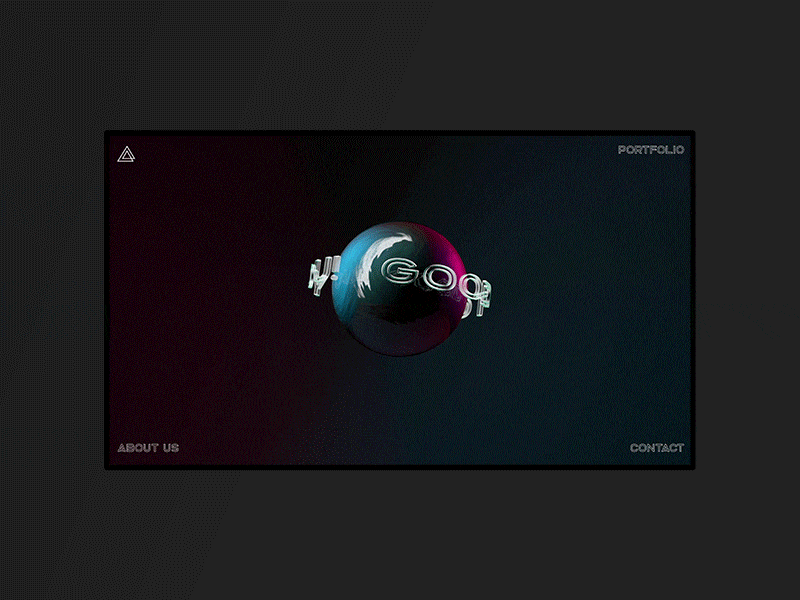 Landing page concept 3d aftereffects animated animation app c4d cinema4d design gif interaction landing loop ui ux web