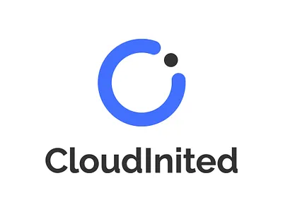 CloudInited Logo branding cloud design illustration illustrator inited logo photoshop vector