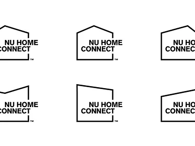 Dynamic Concept for Nu Home Connect brand identity connect dynamic logo dynamic system home house identity system logo logo design real estate branding real estate logo realestate