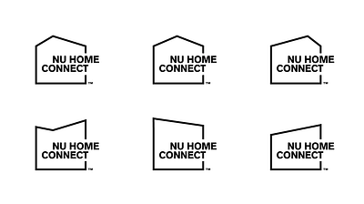 Dynamic Concept for Nu Home Connect brand identity connect dynamic logo dynamic system home house identity system logo logo design real estate branding real estate logo realestate