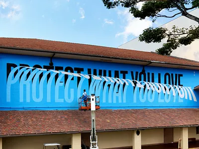 Final Mural for Pangeaseed Foundation grafitti hawaii maui mural ocean pangeaseed seawalls wave