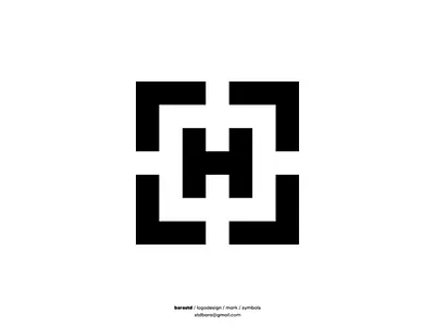 The Harris Firm brand branding design logo logo design logogram logomark logotype minimalism modern monogram