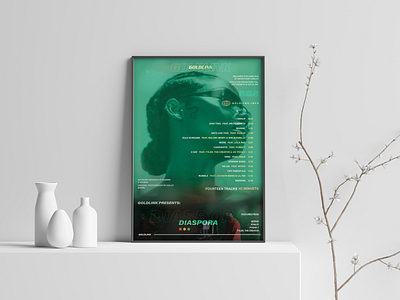 Diaspora - Goldlink branding design music music art music artwork