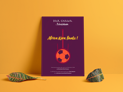 Kora X Kora africa cup of nations algeria colors creative football graphicdesign illustration illustrator music music instrument photoshop poster vectorart