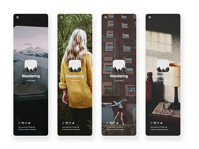 Wandering Sidebar blog hamburger logos magazine navigation side menu sidebar sidebar menu slider travel wanderer