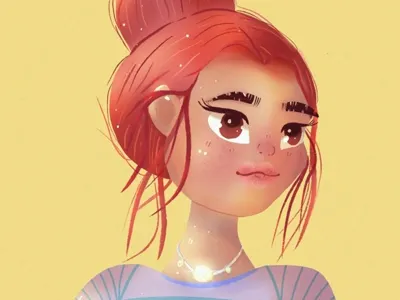 Bling Bling girl comic digital art editorial girl illustration graphic design illustration portrait illustration procreate