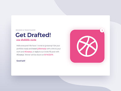 Dribbble Invitation creatus dribbble invite themezly