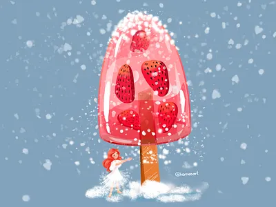 My summer dream is... cool icescream illustration lovely magic