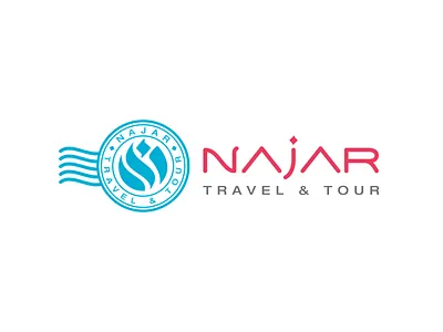 Najar Travel & Tour Logo logo logotype stamp