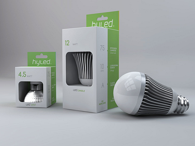 hyled packaging bulb design led minimalism packaging