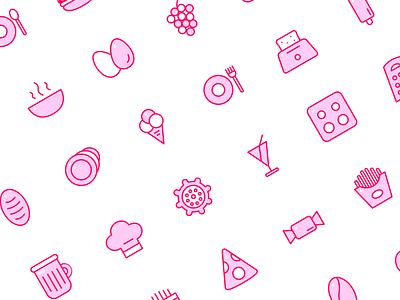 Food icons set clean design drink eat egg figma food icecream icons icons set iconset illustration market outline pack porn sandwitch simple ui vector