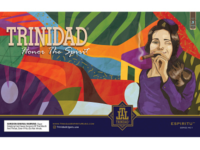 Trinidad's Espiritu Launching Campaign advertising advertising campaign art artist character cigar design designer illustration illustrator launching ad magazine ads original character print design print media
