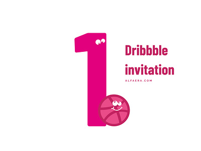 Dribbble invitation design giveaway print