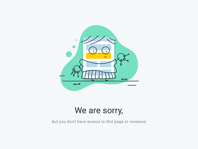 No access illustration