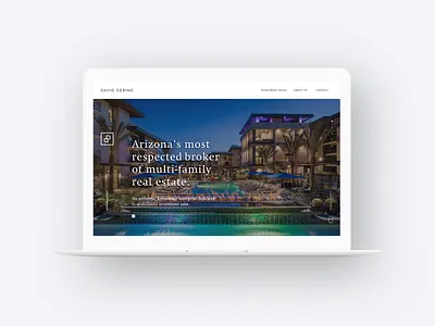 Real Estate Sophistication apartment brand identity branding broker brokerage multifamily real estate logo ui ux ui design website design