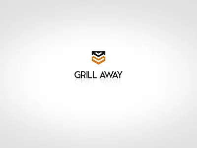 Grill Away logo design brand branding clean grill design grill grilling logo logo design minimal outdoor
