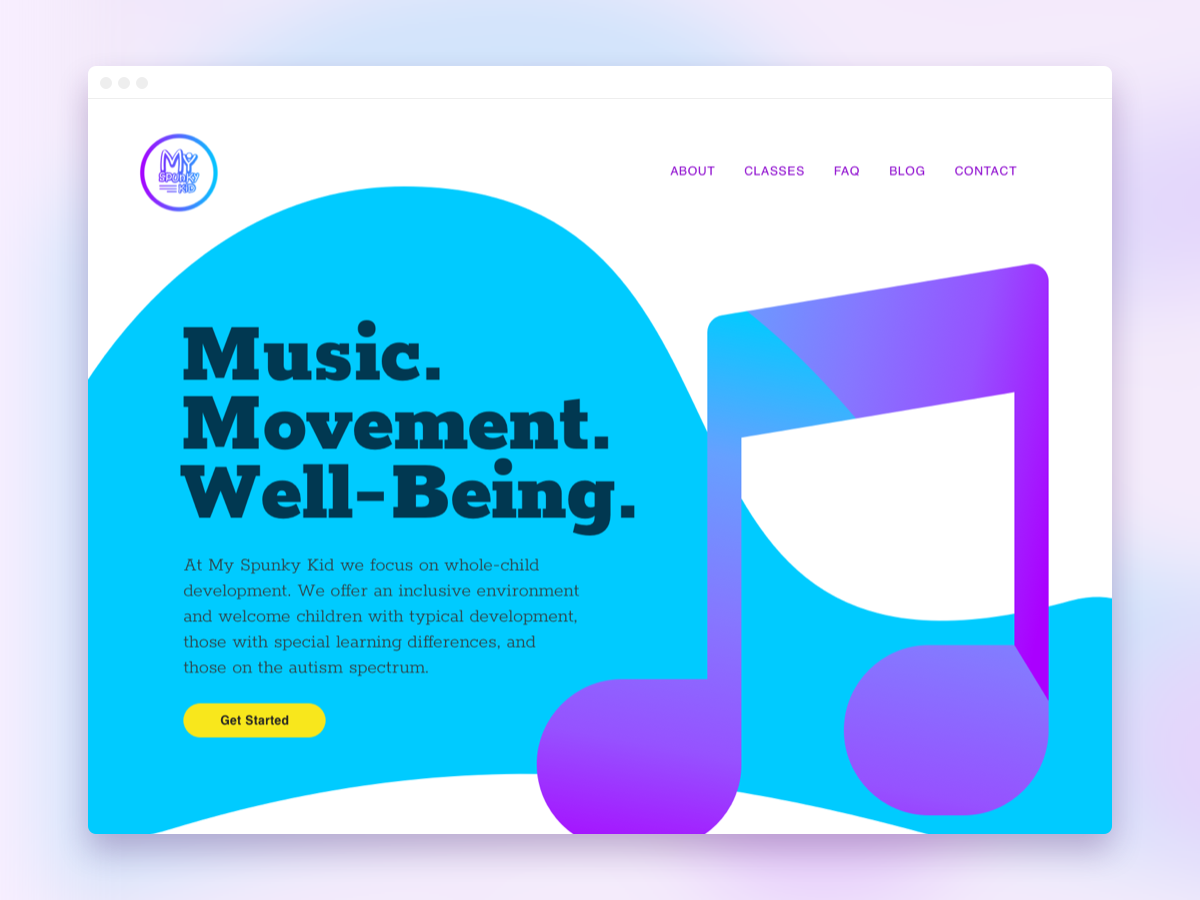 Kids Music Class Hero v1 color hero kids music sketch web