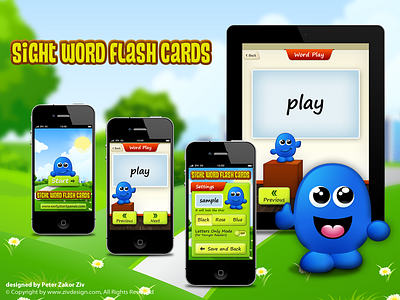 Word Flash Cards game for Children 2013 app child children game iphone kid learning old reading teaching word