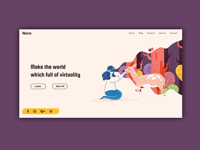 VR UI Design css design graphics illustration