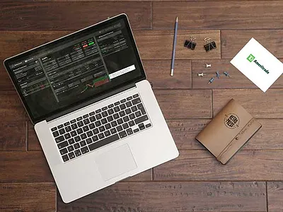 Trading Portal dark tda trading trading platform web web design