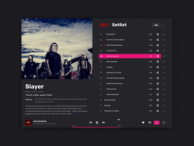 Musical UI design ui ui ux ux web website