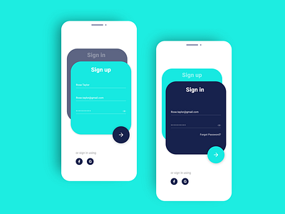 #001 Sign up form - DailyUI challenge dailyui illustration login mobile design signup ui uiux ux