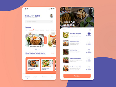 Food Directory Exploration graphic design mobile app design ui ui design ux ux design