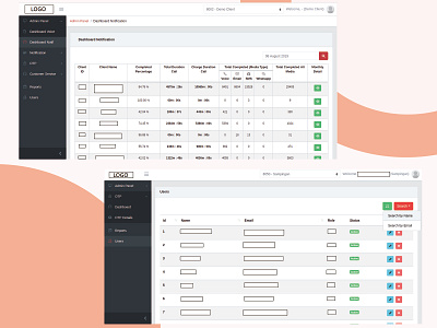 Dashboard Portal dashboard design dashboard ui design javascript portal ui ux vue vuejs website