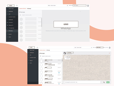 Dashboard for Whatsapp (API) dashboard design dashboard ui javascript ui ux vue vuejs website