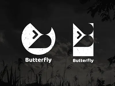 Butterfly adobe butterfly clean company design designer edit flat font graphic graphicdesign grid illustrator logo logotype simple typography vector