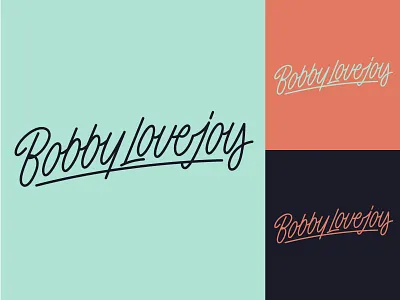 Bobby LoveJoy - Logo for Clothing Brand branding calligraphy clothing design fashion font free hand lettering identity lettering logo logotype mark packaging script sketches streetwear type typo typography