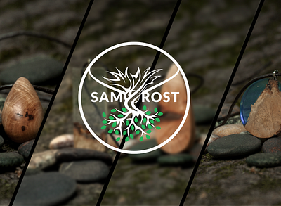 Samorost design logo logo design logotype woodart