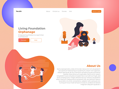 LFO - Landing Page design ui ux web
