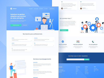 Arkan Landing Page design ui ui ux design uidesign webdesign