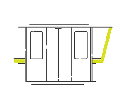 Dublin Commuter Train / DART dart design dublin illustration ireland