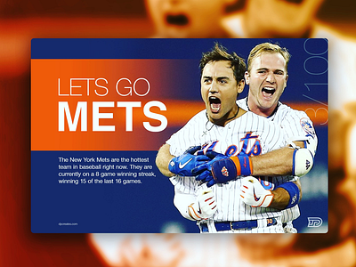 LGM Layout Design baseball darold pinnock design dpcreates layout design mets new york mets sports typography