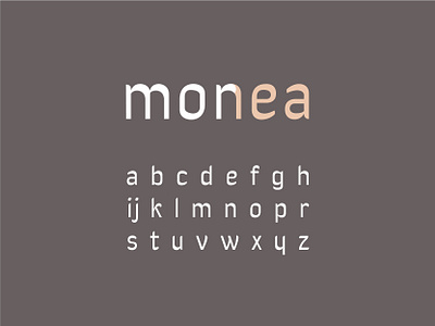 Mornea branding graphic design linear type type design typeface typography