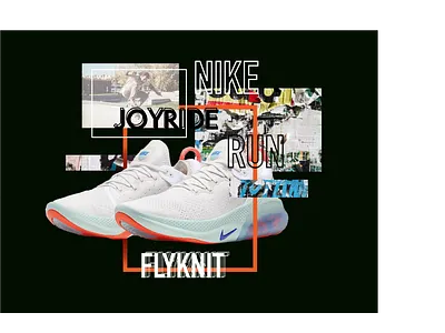 Nike Joyride Run Flyknit branding colorful design downtown illustration nike nike air max nike running shoes skate skater sneakers ui urban urban design urbex user interface ux uxui vintage web