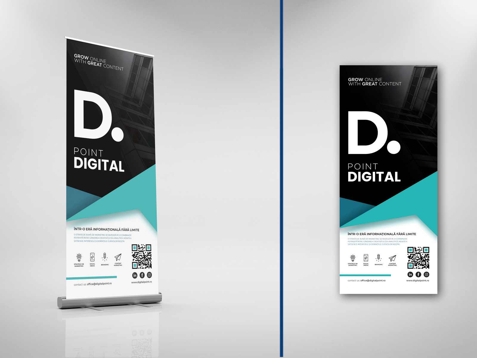 Example of Digital Point rollup concept