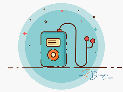 Walkman artist badgedesign bestvector characterdesign designspiration graphicdesign graphicdesigncentral graphicgang illustration illustration daily illustrationartists illustrationofinstagram music stickers supplyanddesign thedesigntip vector visforvector walkman branddesigner