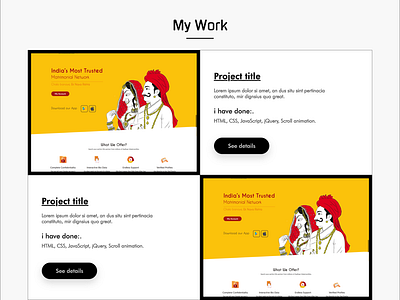 Myportfolio design ui ux web website