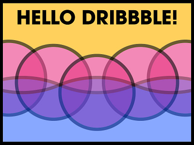 Hello Dribbble! dribbble hellodribbble illustration