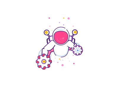 Sunday Fun - Sketch Fun V2 app astronaut branding clean concept design icon illustration iphone logo minimal mobile portfolio product design sketch space type vector web website