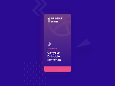 Dribbble Invite Giveaway animation design animation studio designer dribbble best shot dribbble invitation dribbble invite giveway illustration illustrator invision studio mobile mobile app ux xd design