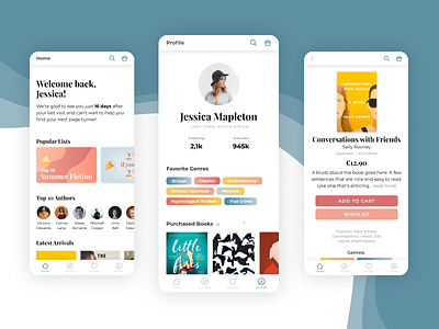 Bookshop UI | UpLabs Challenge app design figma mobile ui uidesign ux web