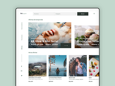 Titicupon redesign costa rica coupons redesign titicupon ui ux website