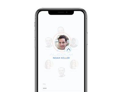 Iphone X Vertical app branding design iphone x ui